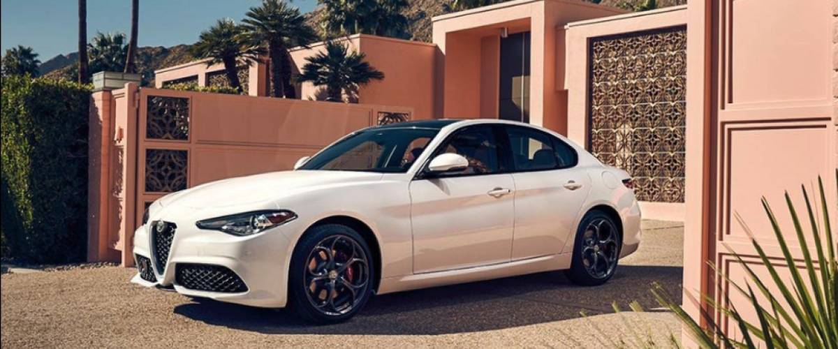 White Alfa Romeo Giulia