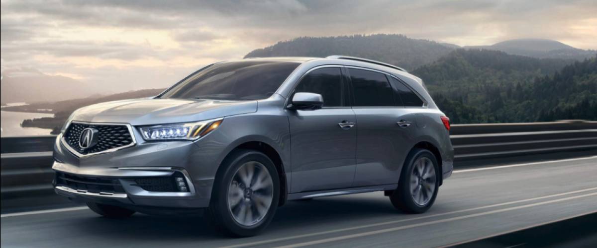 Silver Acura MDX