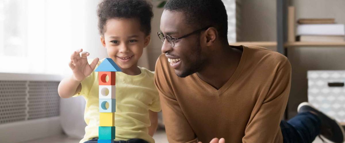Today he's building a block castle - but one day he'll need to buy a house