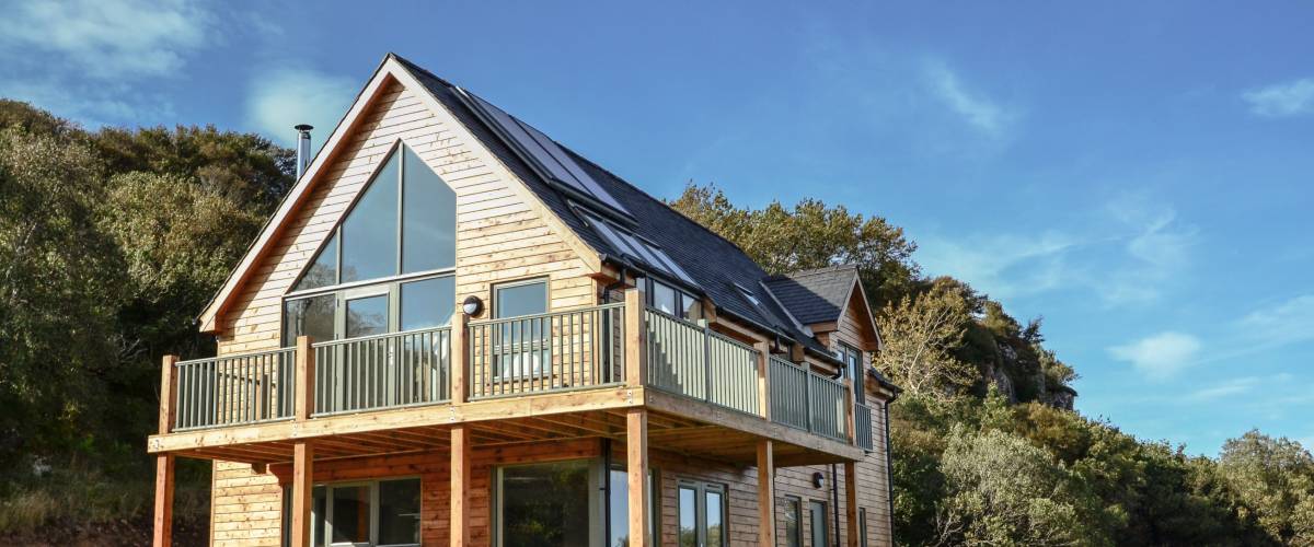 Wooden eco house