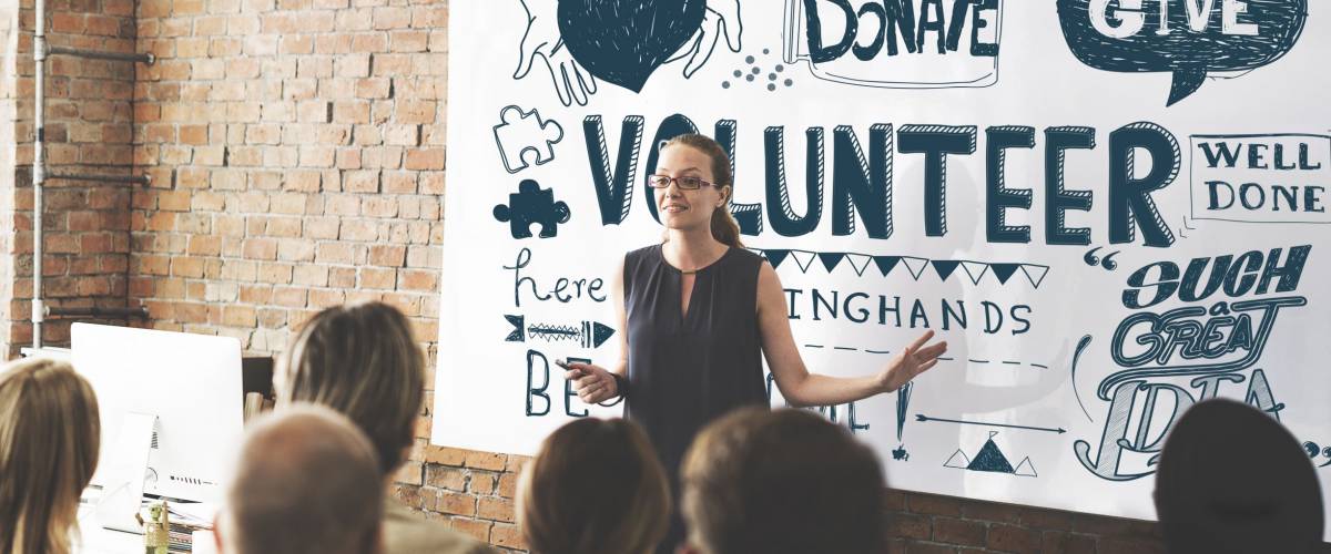 Volunteer Charity Helping Hands Give Concept