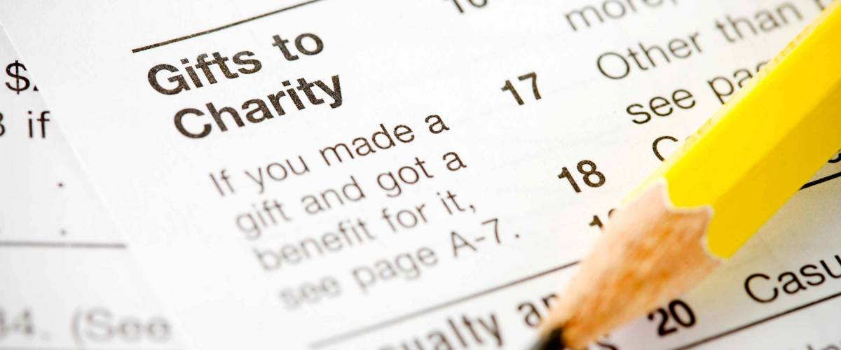 Charitable donations can be deducted from your income