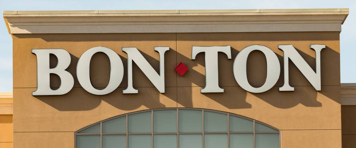 Lancaster, PA - January 15, 2017: Exterior Entrance of a Bon-Ton store, Bon-Ton is a chain of retail department stores in over 250 locations.