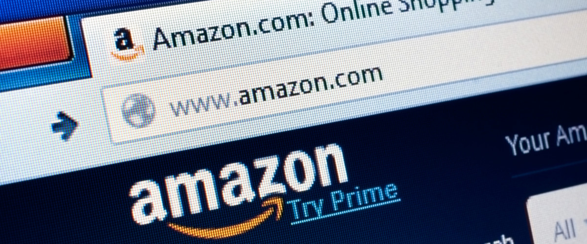 Amazon.com home page in a browser window