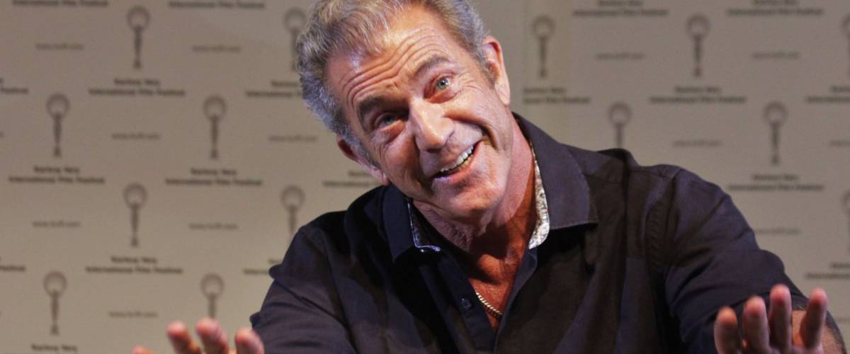 KARLOVY VARY, CZECH REPUBLIC JULY 5, 2014: Film director Mel Gibson attends the screening of his film