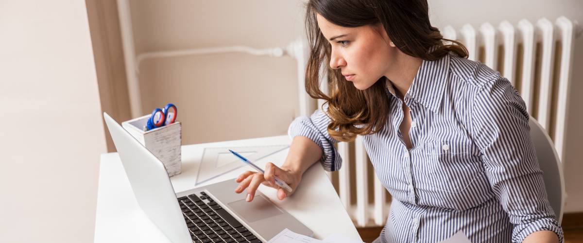 Woman on laptop