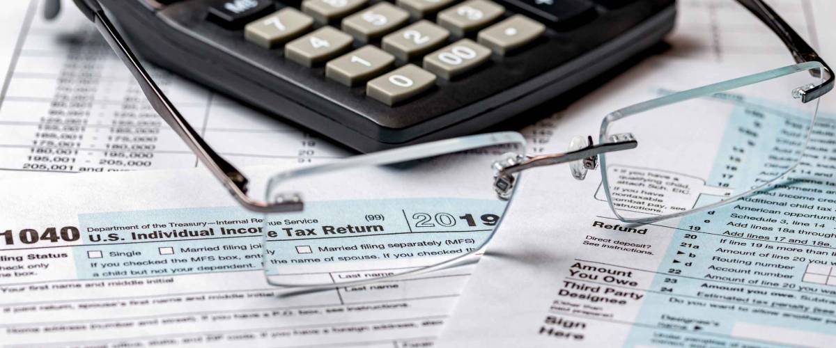 1040 income tax return form 2019 with calculator