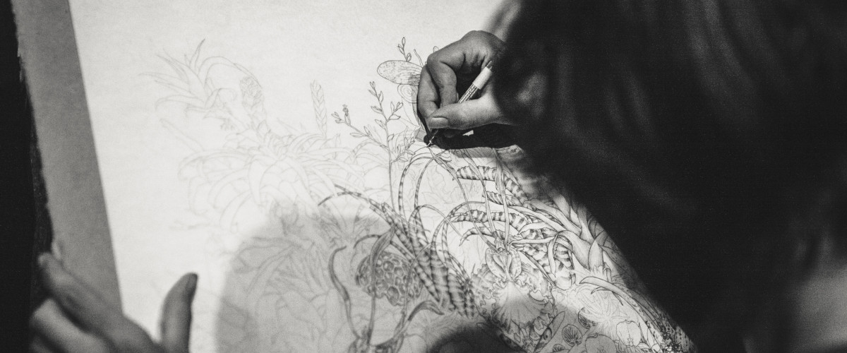 Sketch, draw, pencil art